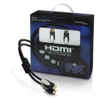 Cabo Hdmi x Hdmi 2.0 4K Ultra HD HDR Premium 20 Metros 018-6017 Chipsce Pix Cabo Hdmi x Hdmi 2.0 4K Ultra HD HDR Premium 20 Metros 018-6017 Chipsce Pix