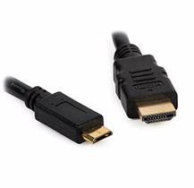 Cabo HDMI X MINI-HDMI 1.4 3D 4K FULL HD ETHERNET com Filtro 2 Metros Preto