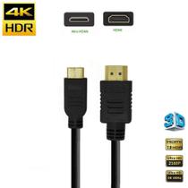 Cabo Hdmi X Mini-Hdmi 2.0 4K 2160P Hdr Alta Velocidade 50Cm Cabo Hdmi X Mini-Hdmi 2.0 4K 2160P Hdr Alta Velocidade 50Cm