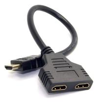 Cabo Hdmi Y Splitter Duplicador 1x2 Full Hd 1080p Cabo Hdmi Y Splitter Duplicador 1x2 Full Hd 1080p