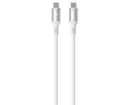 Cabo hitso de nylon usbc para usbc pd60w 1 metro branco Cabo hitso de nylon usbc para usbc pd60w 1 metro branco