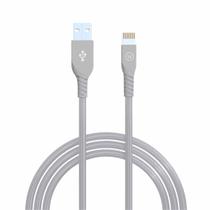 Cabo Homologado MFi Lightning para USB em Nylon 1,2m Cinza Strong Cable iWill
