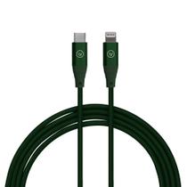 Cabo homologado MFi para USB-C Hard Cable em Poliéster - Verde