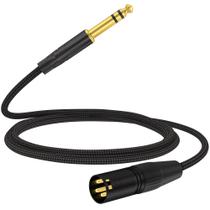Cabo HOSONGIN XLR macho para 1/4 TRS macho balanceado 1,8 m Cabo HOSONGIN XLR macho para 1/4 TRS macho balanceado 1,8 m