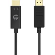 Cabo HP DHC-DP04 3M, DisplayPort para HDMI, 4K, 60Hz, Preto - 194T5AA Cabo HP DHC-DP04 3M, DisplayPort para HDMI, 4K, 60Hz, Preto - 194T5AA