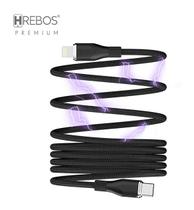 Cabo Hrebos USB-C/Lightning Curl Flow Magnético 1.2M CB-601i - Preto Cabo Hrebos USB-C/Lightning Curl Flow Magnético 1.2M CB-601i - Preto