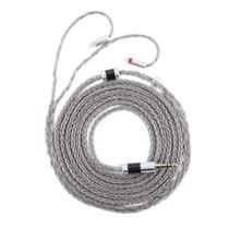 Cabo IEM Linsoul Tripowin Zonie 2m banhado a prata de 16 núcleos