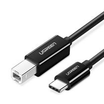 Cabo Impressora Ugreen Usb C P/Usb B Macho 1 Metro Preto