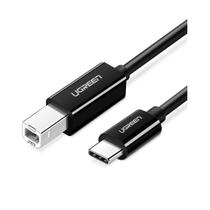 Cabo Impressora Ugreen Usb C P/usb B Macho 1mt Us241 Preto Cabo Impressora Ugreen Usb C P/usb B Macho 1mt Us241 Preto