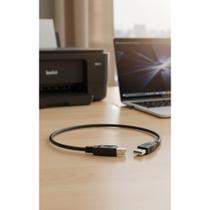Cabo Impressora USB 2.0 Universal 5 Metros Preto Cabo Impressora USB 2.0 Universal 5 Metros Preto