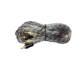 Cabo injetado 5m svart tech one preto e transparente