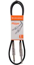 Cabo Instrumento P10 X P10 1m Player Preto Hayonik 55071