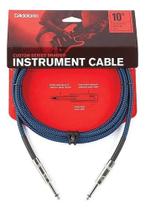 Cabo Instrumento Planet Waves Pwbg10bu 3,05m Azul Trançado