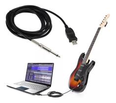 Cabo Interface de Guitarra USB A Macho X P10 Mono Macho 3m