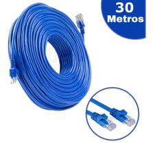 Cabo Internet Cat 5e Até 1000mb/s Melhor Que 5g 30 Metros - It-Blue