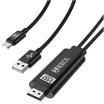 Cabo iPhone 15 15 Pro Max Sansung S23 S23 Ultra S23 FE S22 S22 Ultra S23 Adaptador Usb-C Hdmi Hdtv Hs Cabo Para Iphone C