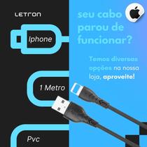 Cabo Iphone Ios For Lighting Pvc 1m Letron Leonora Cabo Iphone Ios For Lighting Pvc 1m Letron Leonora