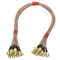 Cabo Jumper Coaxial RF Pigtail Com Conector SMA Macho 5-10 Peças RG316 4 Polegadas~10 Pés