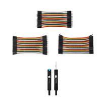 Cabo Jumper Dupont De 10cm 120PIN Macho-Macho E Fêmea-Fêmea Para Kit DIY De PCB Para Eletrônica