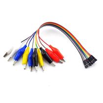 Cabo jumper femea com conector jacare 30cm