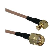 Cabo Jumper RF SMA RP Para MCX MMCX Macho De 4 Polegadas a 10 Pés RG316 SMA RP Reto Ângulo Reto