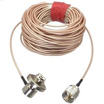 Cabo Jumper RF UHF PL259 Para SO239 Com Conector Em Ângulo Reto RG316 10M 20M Plugue Macho Bulkhead