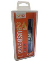 Cabo Kaidi 1000mm KD-325M 2.4A Rápido Micro USB Cabo Kaidi 1000mm KD-325M 2.4A Rápido Micro USB