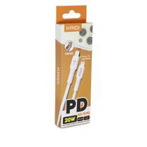 Cabo Kaidi Carga Rápida Pd 20w 3.0 Usb-c Lightning Kd-78 Cabo Kaidi Carga Rápida Pd 20w 3.0 Usb-c Lightning Kd-78