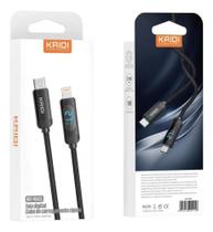 Cabo Kaidi Super Rapido Compativel Iphone, MacBook, Ipad Tipo-c Para Lightning Tela Digital