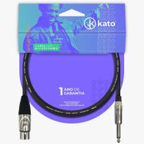 Cabo Kato para Microfone XLRM P10 PR 05 Metros ESP