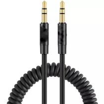 Cabo Kingo Auxiliar P2 + P2 Estéreo Espiral Mola Som