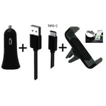 Cabo Kit Automotivo Carregador Type C KA200 New Link Preto - NEWLINK