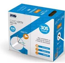 Cabo Lan/rede 4 Pares Trançado Utp Cat 5e 305mt Azul Pro