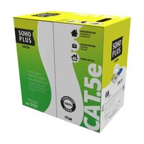 Cabo Lan Sohoplus CAT5e 24AWG 305 Metros CMX Azul 23200099 Cabo Lan Sohoplus CAT5e 24AWG 305 Metros CMX Azul 23200099