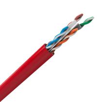 Cabo Lan U/utp 24awg X 4 Pares Cat.6 Cmx 305 Metros Vermelho - FURUKAWA SOHO PLUS