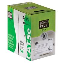 Cabo Lan U/utp Cat.5e 24 Awg 4 Pares Cmx 305m Cinza 100% Cobre 23200102