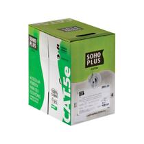 Cabo Lan U/utp Cat.5e 24 Awg 4 Pares Cmx Caixa C/ 305 Metros Branco 100% Cobre 23200101