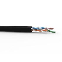 Cabo Lan U/Utp Cat.5E 24Awg 4 Pares Cmx Uso Interno E Externo 305M Preto 100% Cobre