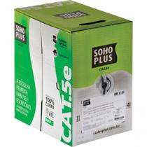 Cabo Lan U-utp Cat.5e 24awg Cmx 305m Preto 23200100 Cabo Lan U-utp Cat.5e 24awg Cmx 305m Preto 23200100