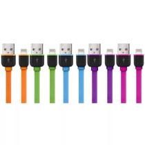 Cabo Lightining 8 Pinos Sortido iPhone Wi299 Multilaser