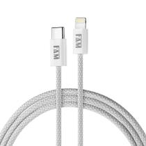 CABO Lightining TIPO C DE 1.2 METROS BRANCO FCA-5C16