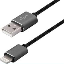 Cabo Lightning 3m Premium para iPhone Easy Mobile Preto Cabo Lightning 3m Premium para iPhone Easy Mobile Preto