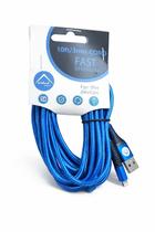 Cabo Lightning 3m Reforçado para Celular Compatível