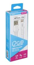 Cabo Lightning I2go Certificado Mfi 1,2m 2,4a