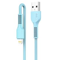 Cabo Lightning Letron Alta Resistência, PVC, 1M - AZUL VQ-D88