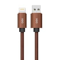 Cabo Lightning Oex em Couro 1M CC100 Café