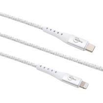 Cabo Lightning para USB-C, 1,2 metros, Linha Sampa, Originais iPlace, Branco Cabo Lightning para USB-C, 1,2 metros, Linha Sampa, Originais iPlace, Branco