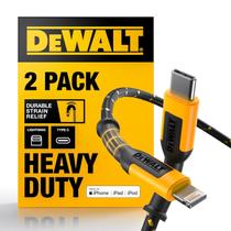 Cabo Lightning para USB DEWALT reforçado trançado de 1,8 m