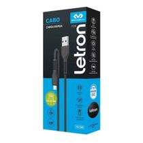 Cabo Lightning Pvc 1m Preto Vq-d88 Cabo Lightning Pvc 1m Preto Vq-d88