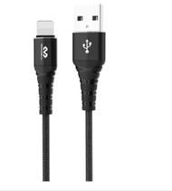 Cabo lightning tecido 1m preto vq d83 74631